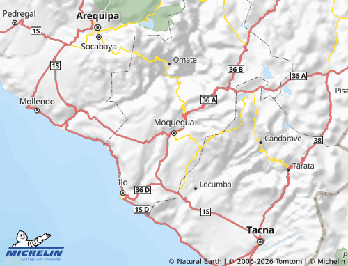 Mappa MICHELIN Moquegua - ViaMichelin