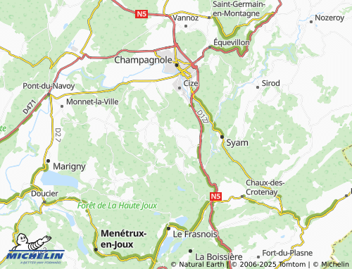 MICHELIN Pillemoine map - ViaMichelin