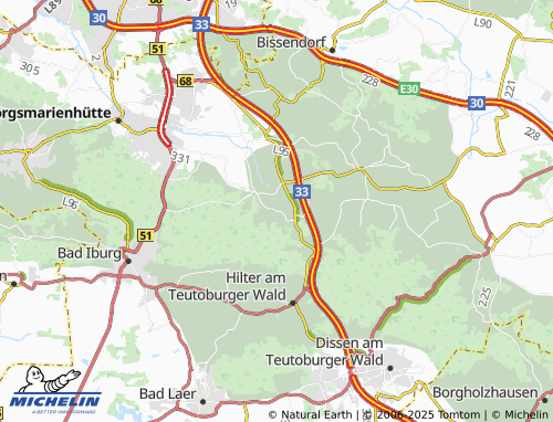 Kaart MICHELIN Hankenberge - ViaMichelin