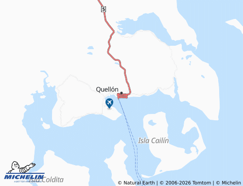 Mappa MICHELIN Quellón - ViaMichelin