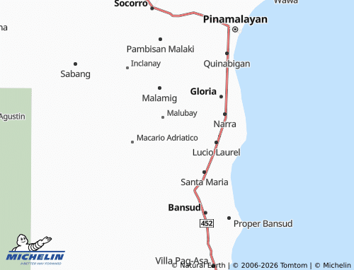 MICHELIN Banutan map - ViaMichelin