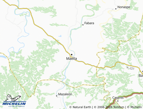 Mapa MICHELIN Maella - ViaMichelin