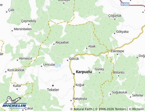 MICHELIN Ulukonak map - ViaMichelin