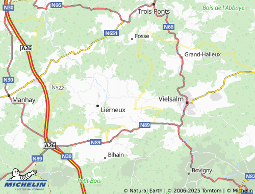 Mappa MICHELIN Menil - ViaMichelin