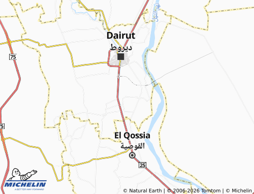 MICHELIN Kom Boha Bahary map - ViaMichelin