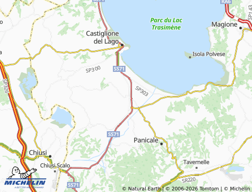 MICHELIN San Fatucchio map - ViaMichelin