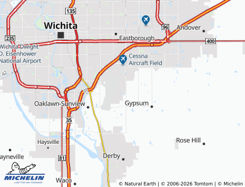 Mappa MICHELIN McConnell Air Force Base - ViaMichelin