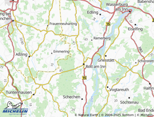 MICHELIN Wurzach map - ViaMichelin