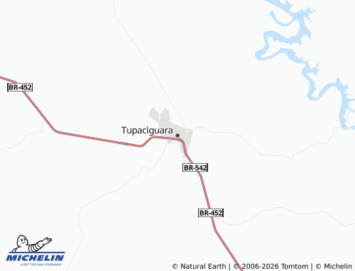 MICHELIN Tupaciguara map - ViaMichelin