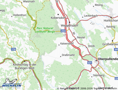 Mapa MICHELIN Kaisersdorf - ViaMichelin
