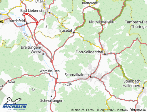 MICHELIN Heßles map - ViaMichelin