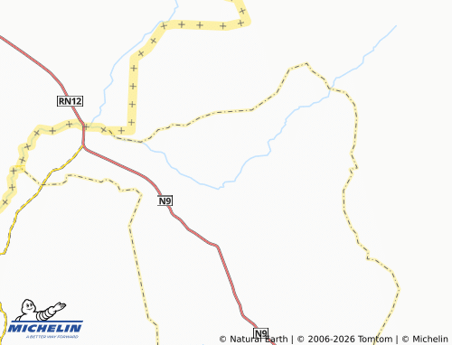 MICHELIN Kouakourouma map - ViaMichelin