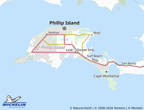 Mapa MICHELIN Smiths Beach - ViaMichelin