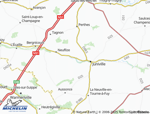 Kaart MICHELIN Alincourt - ViaMichelin