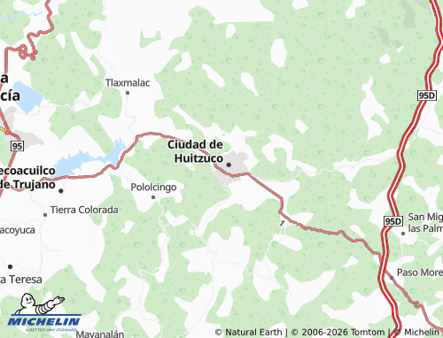 MICHELIN Lucero map - ViaMichelin