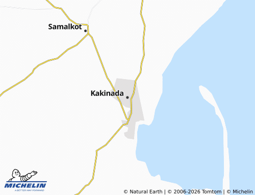 Mappa MICHELIN Kakinada - ViaMichelin