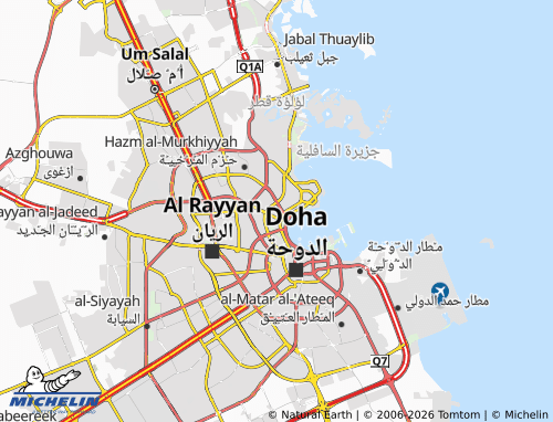 Mappa MICHELIN al-Khaweer - ViaMichelin