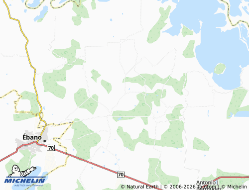 Mappa MICHELIN Coahuila - ViaMichelin