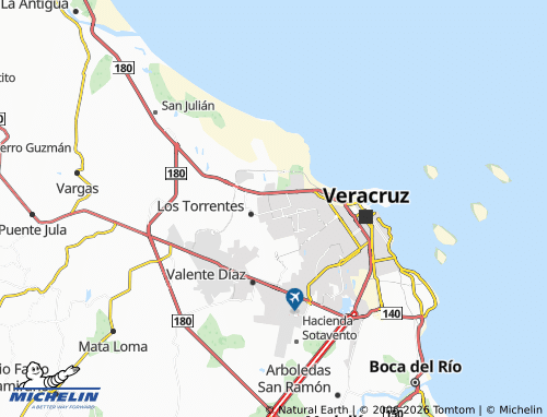 Mapa MICHELIN Lomas de Río Medio - ViaMichelin