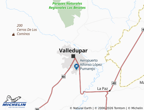 MICHELIN Azúcar Bueno map - ViaMichelin