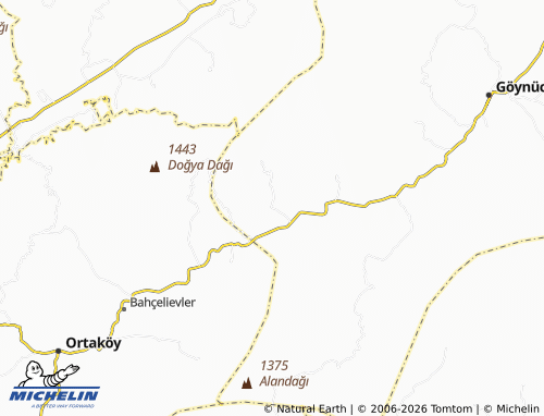 Mappa MICHELIN Karaşar - ViaMichelin