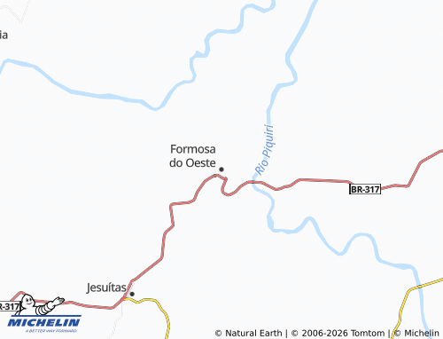 Carte MICHELIN Formosa do Oeste - ViaMichelin