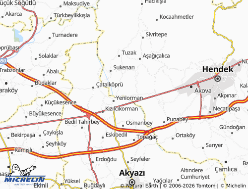 Kaart MICHELIN Yağbasan - ViaMichelin