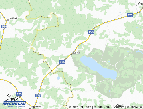 Mapa MICHELIN Lone - ViaMichelin
