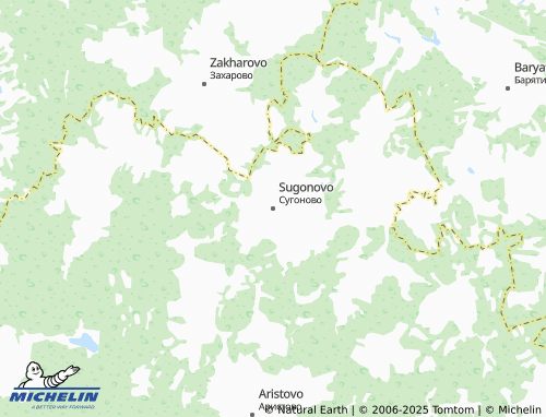 MICHELIN Sugonovo map - ViaMichelin