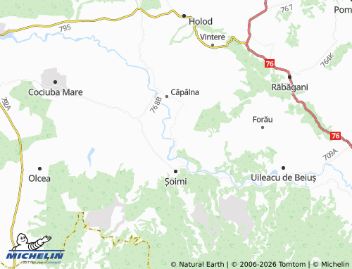 Mappa MICHELIN Suplacu De Tinca - ViaMichelin