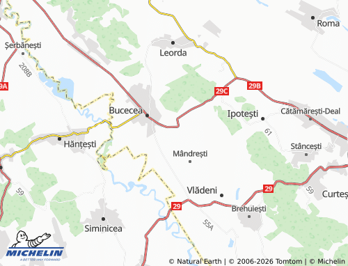 Mappa MICHELIN Călinești - ViaMichelin
