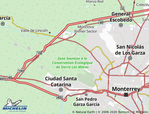 Mappa MICHELIN Cumbres Alegro Sector Terria - ViaMichelin