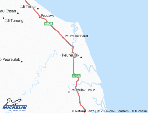 Mapa MICHELIN Keude Peureulak - ViaMichelin