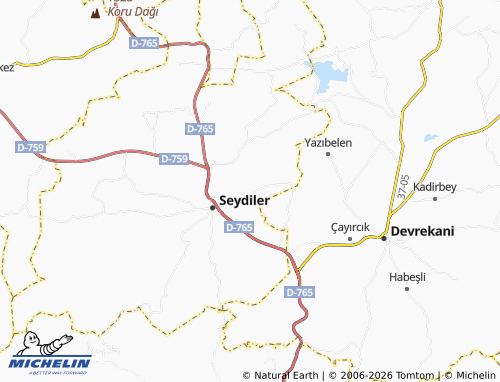 Mappa MICHELIN Yağlar - ViaMichelin