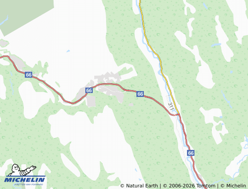 MICHELIN Lindvallen map - ViaMichelin