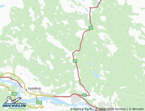 MICHELIN-Landkarte Venabygd - ViaMichelin