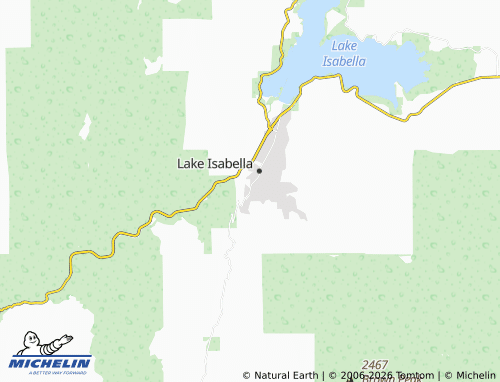 Mapa MICHELIN Bodfish - ViaMichelin