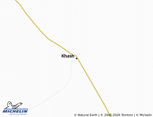 Mappa MICHELIN Khash - ViaMichelin