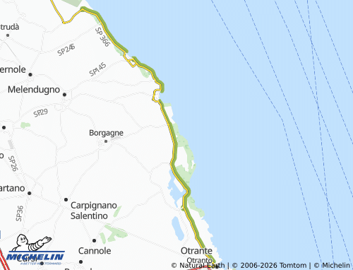 MICHELIN Conca Specchiulla map - ViaMichelin
