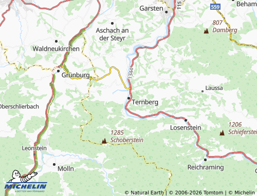 MICHELIN Ternberg map - ViaMichelin