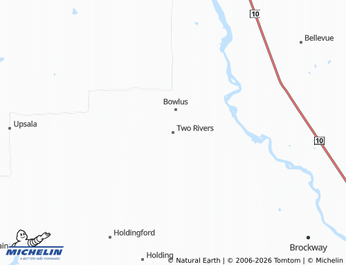 Mapa MICHELIN Two Rivers - ViaMichelin