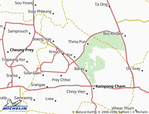 MICHELIN Kor map - ViaMichelin