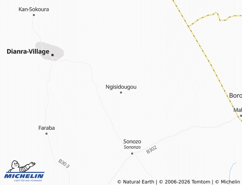 MICHELIN-Landkarte Ngisidougou - ViaMichelin