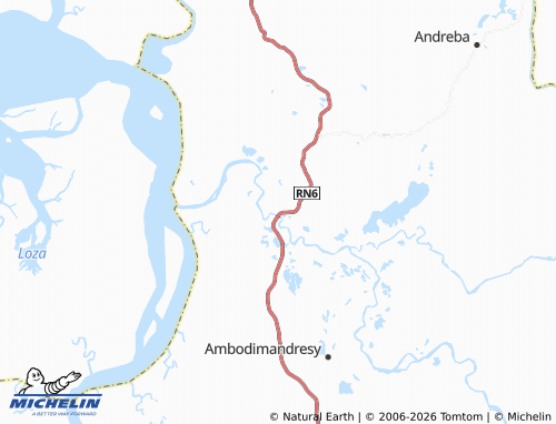 MICHELIN-Landkarte Ambalasakoana - ViaMichelin
