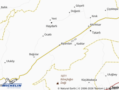Mappa MICHELIN Alparslan - ViaMichelin