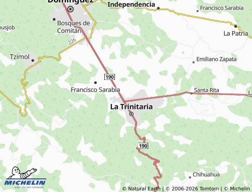 Mappa MICHELIN San Caralampio Monte Pálido - ViaMichelin