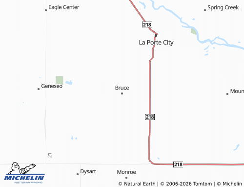 Mappa MICHELIN Bruce - ViaMichelin