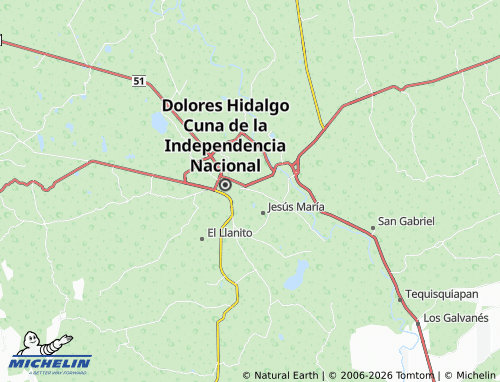 Mappa MICHELIN Revolución - ViaMichelin