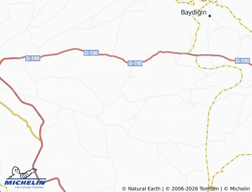 Mappa MICHELIN Gerdekkaya - ViaMichelin