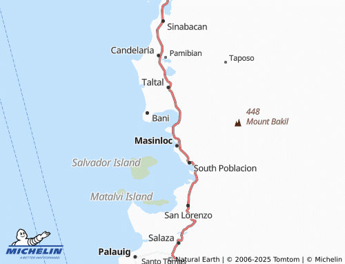 MICHELIN Baloganon map - ViaMichelin